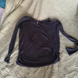 free people long sleeve off the shoulder sooo cute suze small oversized